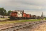 Westbound grain train